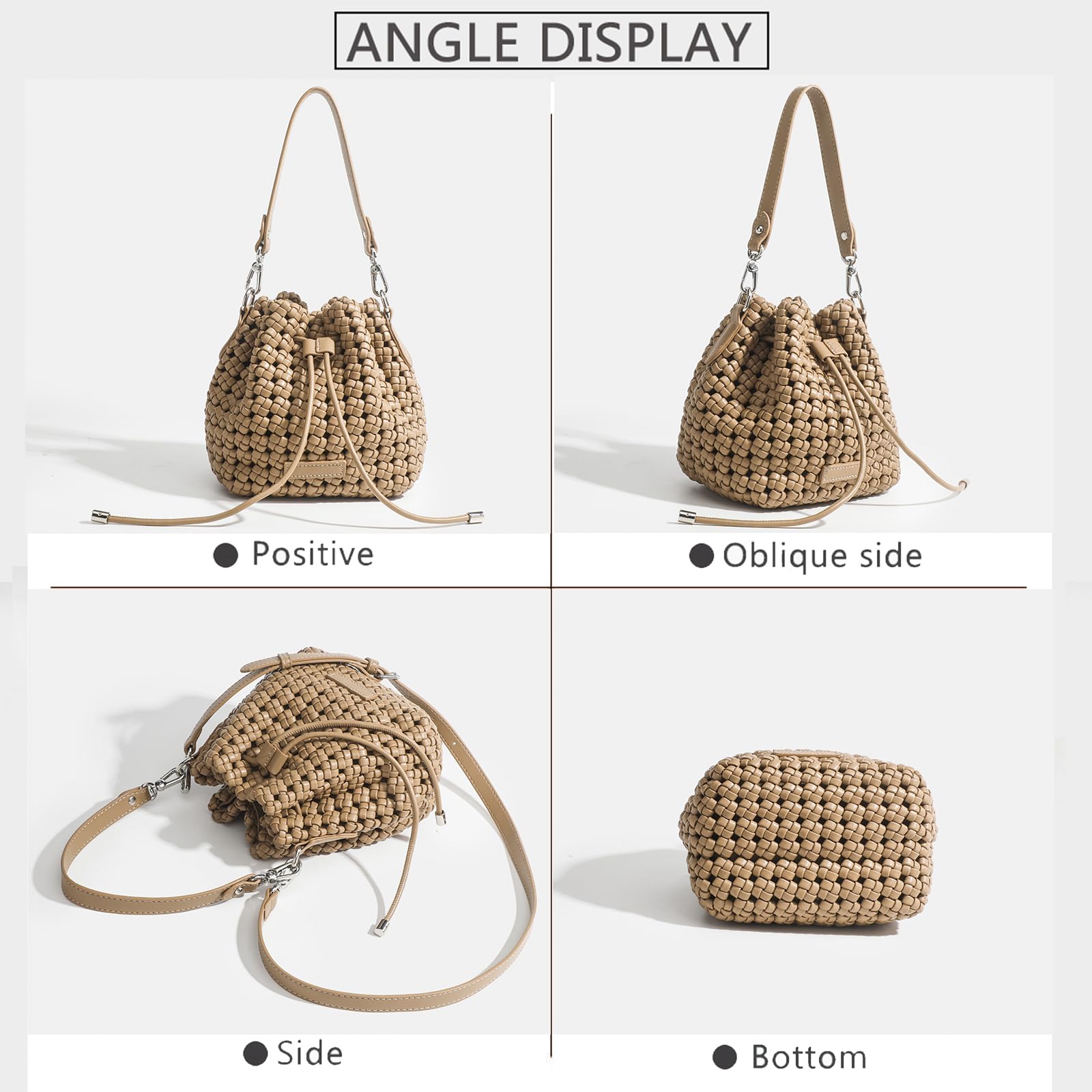 Hollow Bucket Tote Bag -  by Handbags Specialist Headquarter | Available at Handbags Specialist Headquarter