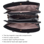 Women’s 2pc Tote & Wallet Handbag Set with 3 Compartments