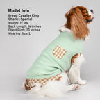 PlaidPup Waffle Vest: Soft, Stretchy, & Cute! - Pet Supplies by Handbags Specialist Headquarter | Available at Handbags Specialist Headquarter