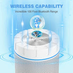 Comiso 360° Waterproof Bluetooth Speaker, 24H Playtime - Decor by Handbags Specialist Headquarter | Available at Handbags Specialist Headquarter