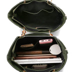 MKF Collection Vegan Leather Tote & Wallet Set