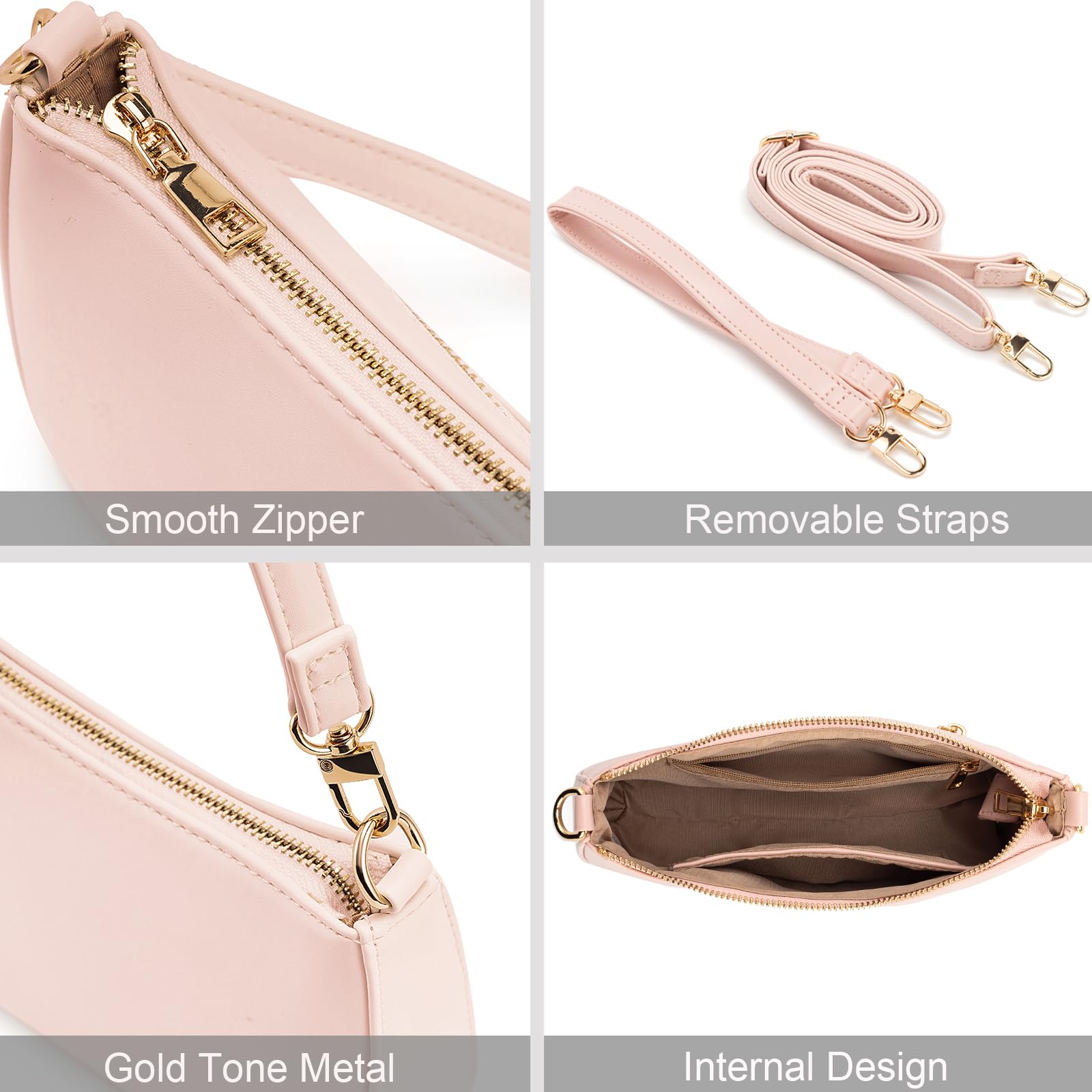 Retro Vegan Leather Shoulder Bag -  by Handbags Specialist Headquarter | Available at Handbags Specialist Headquarter