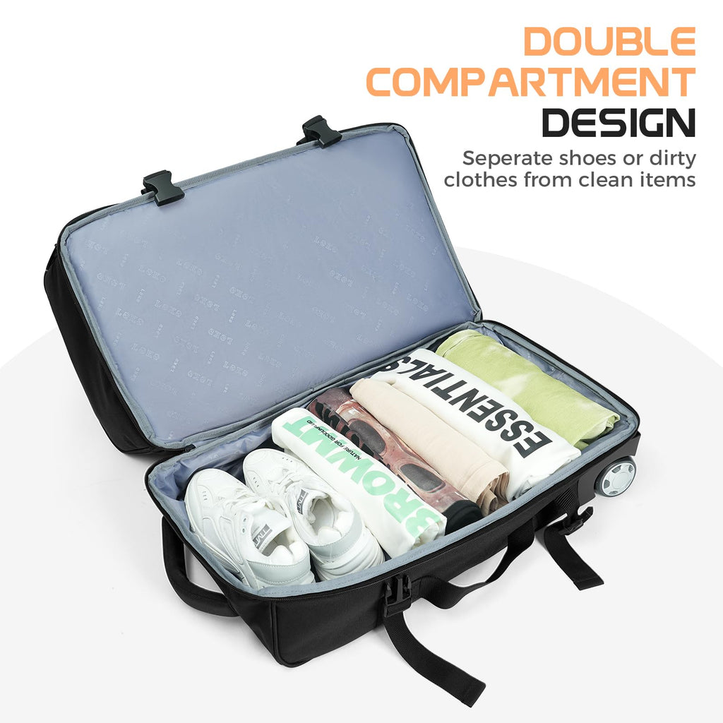 TravelWheels Duffel: Large Waterproof Wheeled Bag -  by Handbags Specialist Headquarter | Available at Handbags Specialist Headquarter