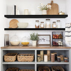 Rustic Farmhouse Shelves (008-40BN) - Decor by Handbags Specialist Headquarter | Available at Handbags Specialist Headquarter
