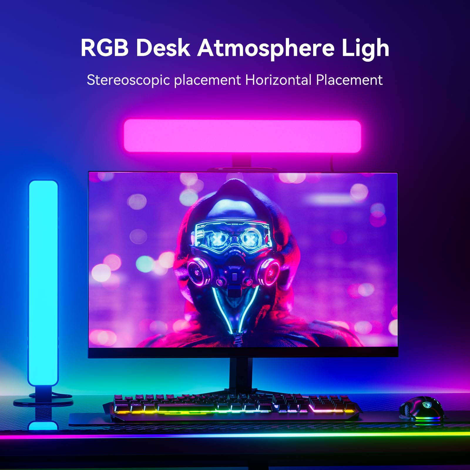 SyncGlow RGB LED Light Bar with Remote & Modes - Gaming Accessories by Handbags Specialist Headquarter | Available at Handbags Specialist Headquarter
