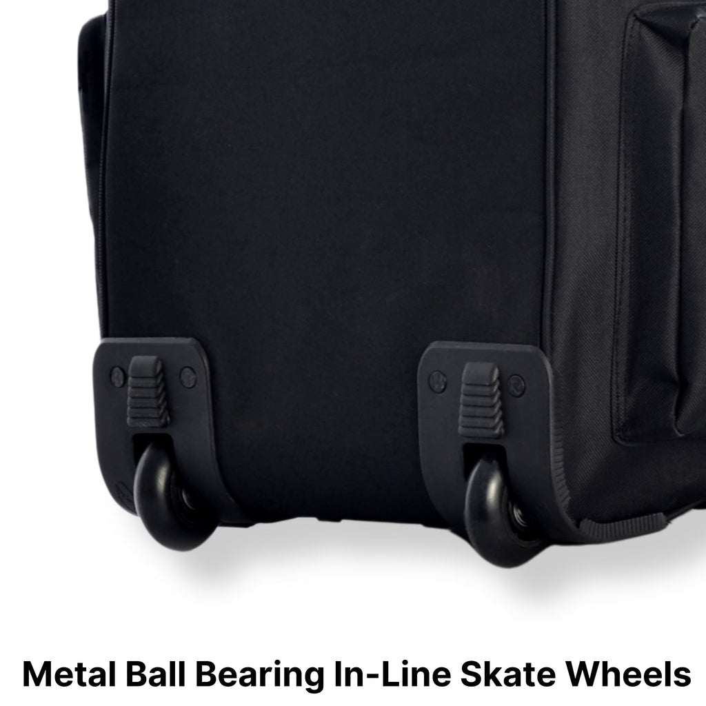 Olympia 22 Max Wheeled Duffel: 8-Pocket Water-Resist -  by Handbags Specialist Headquarter | Available at Handbags Specialist Headquarter