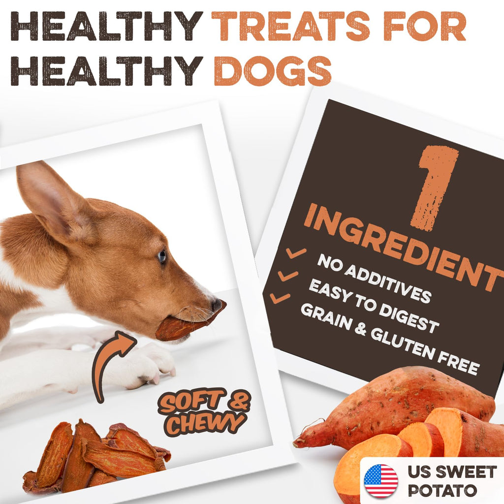 Brutus & Barnaby Sweet Potato Pup Delights - Pet Supplies by Handbags Specialist Headquarter | Available at Handbags Specialist Headquarter