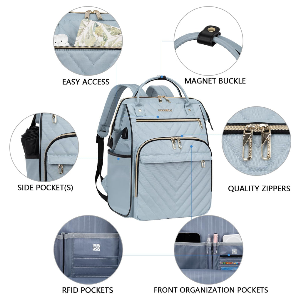 Vankean 17 Laptop Backpack - Backpack Bags by Handbags Specialist Headquarter | Available at Handbags Specialist Headquarter