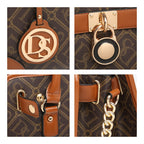 Dasein Women’s 2pcs Satchel & Shoulder Bag Set