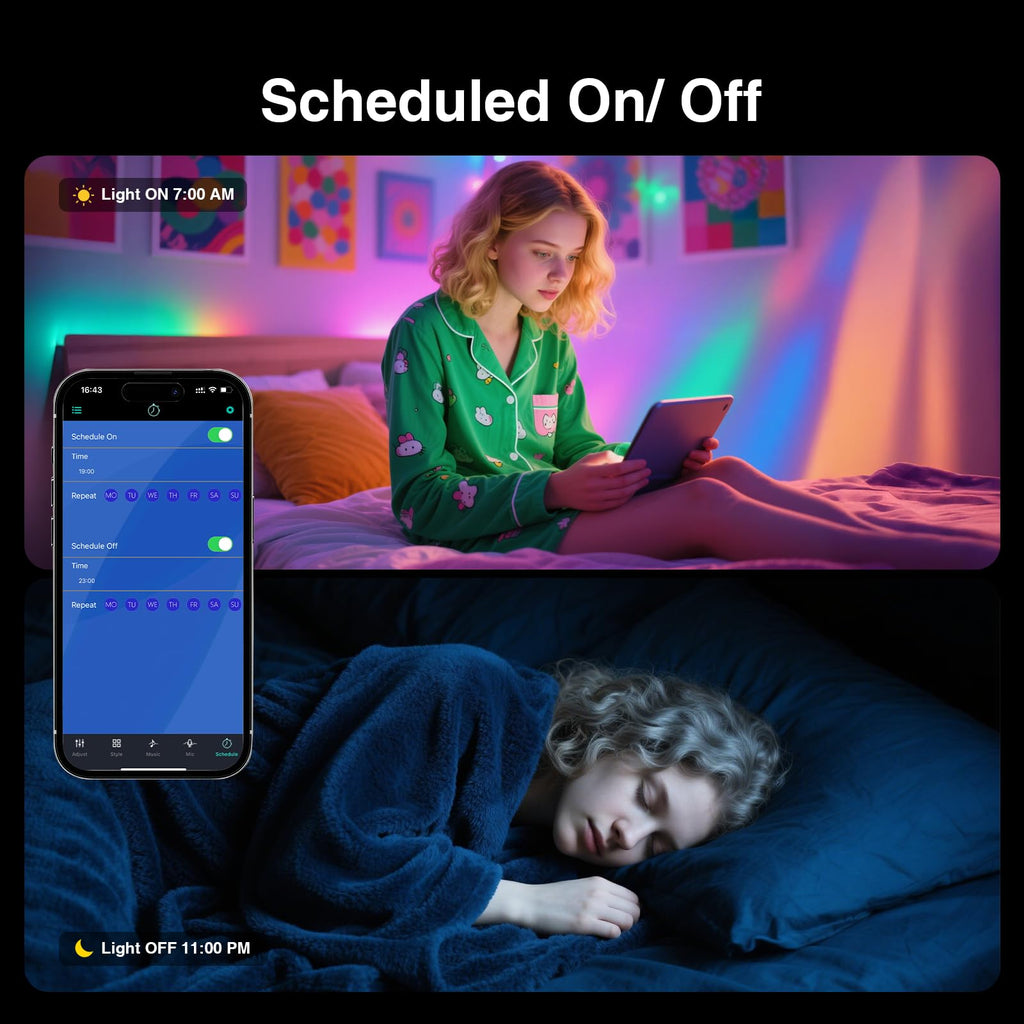 SyncGlow RGB LED Light Bar with Remote & Modes - Gaming Accessories by Handbags Specialist Headquarter | Available at Handbags Specialist Headquarter