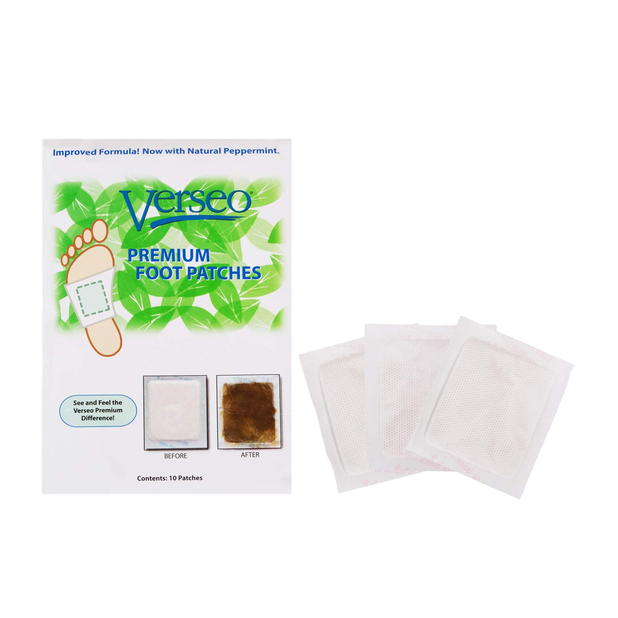 Verseo Energizing Tourmaline Foot Pads (30 Pack) - Health Care by Handbags Specialist Headquarter | Available at Handbags Specialist Headquarter