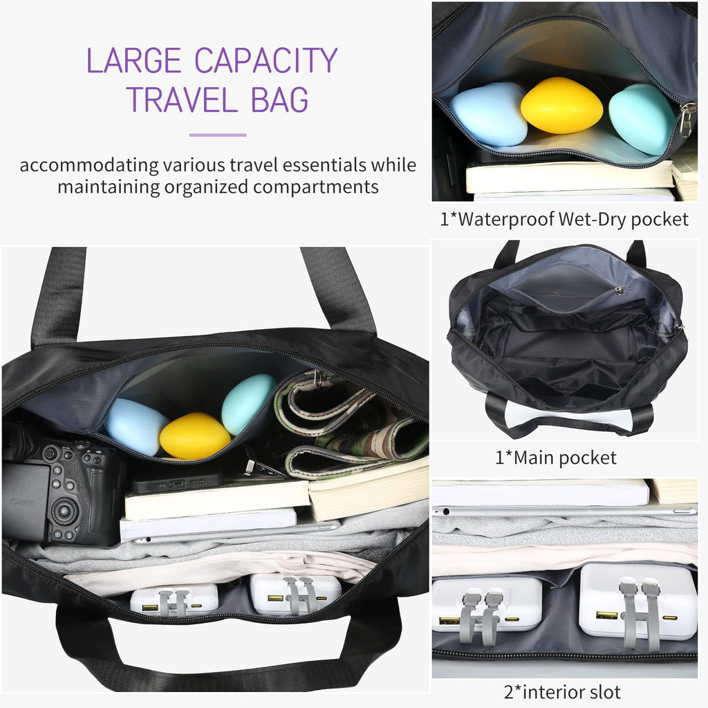 VoyagePro Expandable Wheeled Duffle Bag -  by Handbags Specialist Headquarter | Available at Handbags Specialist Headquarter