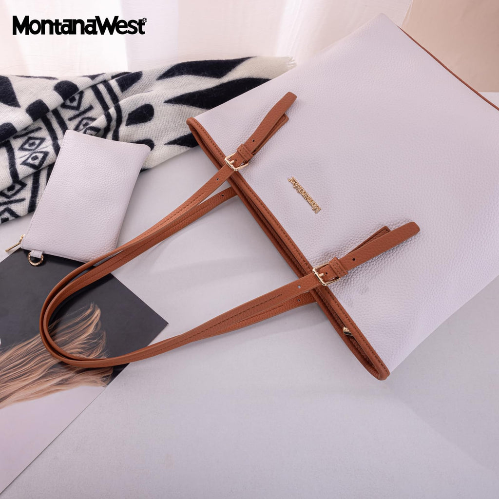 Montana Charm: Vegan Leather Tote & Shoulder Bag