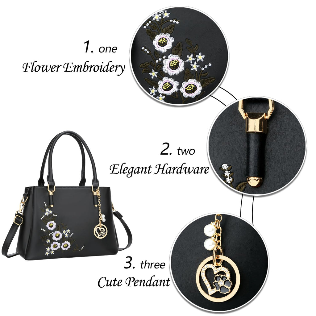 Luxe Leather Satchel & Crossbody Bags -  by Handbags Specialist Headquarter | Available at Handbags Specialist Headquarter