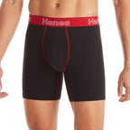 Hanes Men's Stretch Cotton Boxer Briefs, 6-Pack