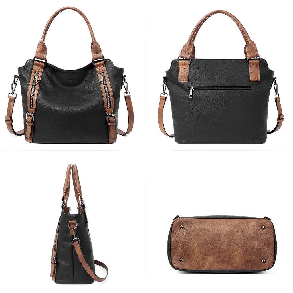 CLUCI Eco Luxe Vegan Leather Tote Bag - Bucket Bag by Handbags Specialist Headquarter | Available at Handbags Specialist Headquarter