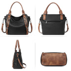 CLUCI Eco Luxe Vegan Leather Tote Bag - Bucket Bag by Handbags Specialist Headquarter | Available at Handbags Specialist Headquarter