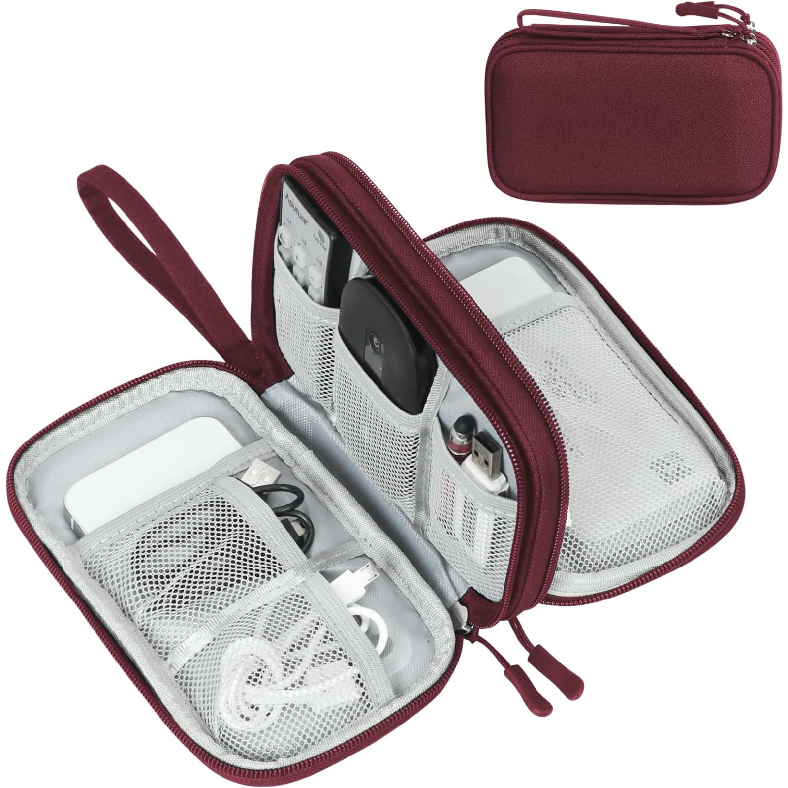 FYY All-in-One Travel Cable Organizer Pouch -  by Handbags Specialist Headquarter | Available at Handbags Specialist Headquarter