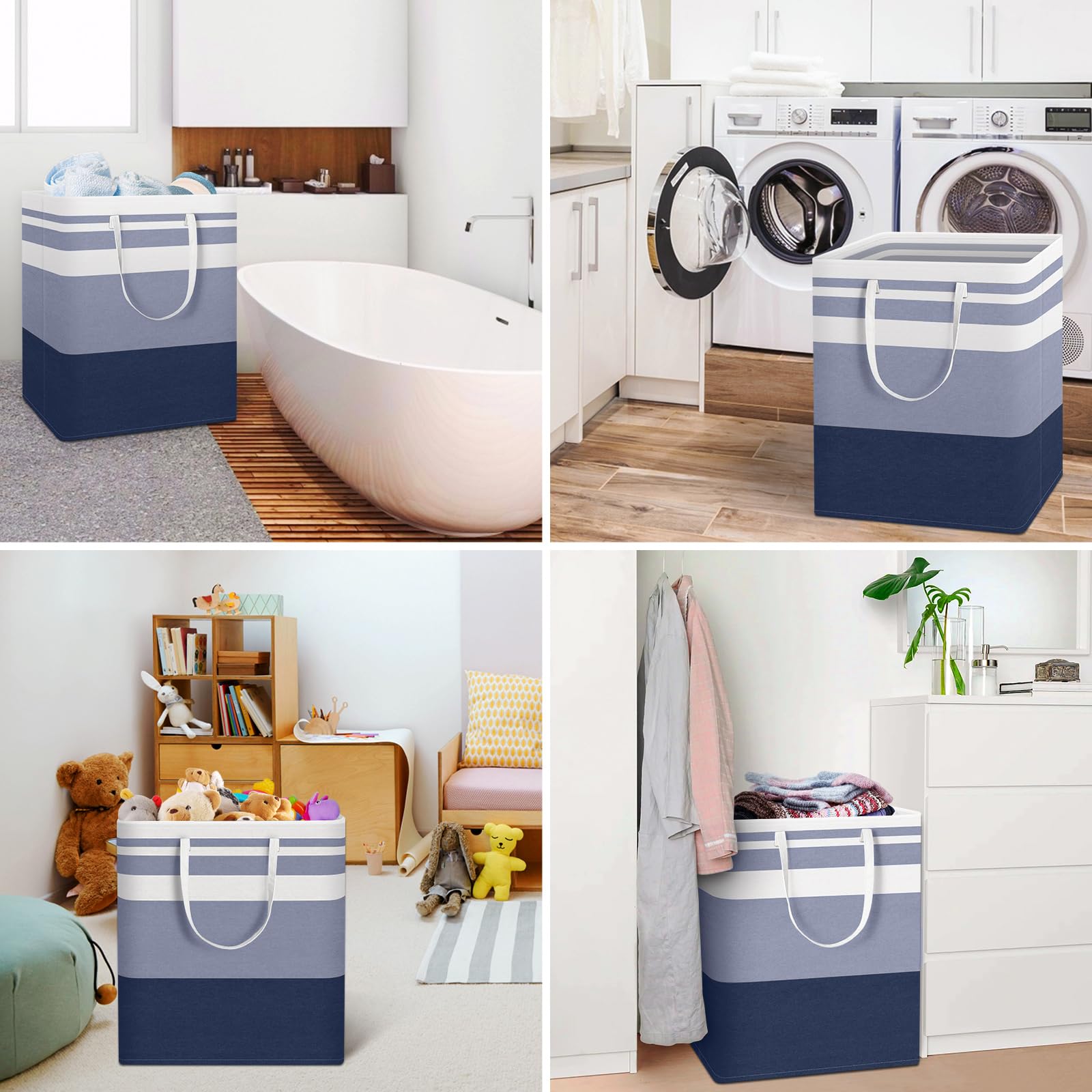 HomeHacks Duo Waterproof Laundry Baskets - Laundry Baskets by Handbags Specialist Headquarter | Available at Handbags Specialist Headquarter