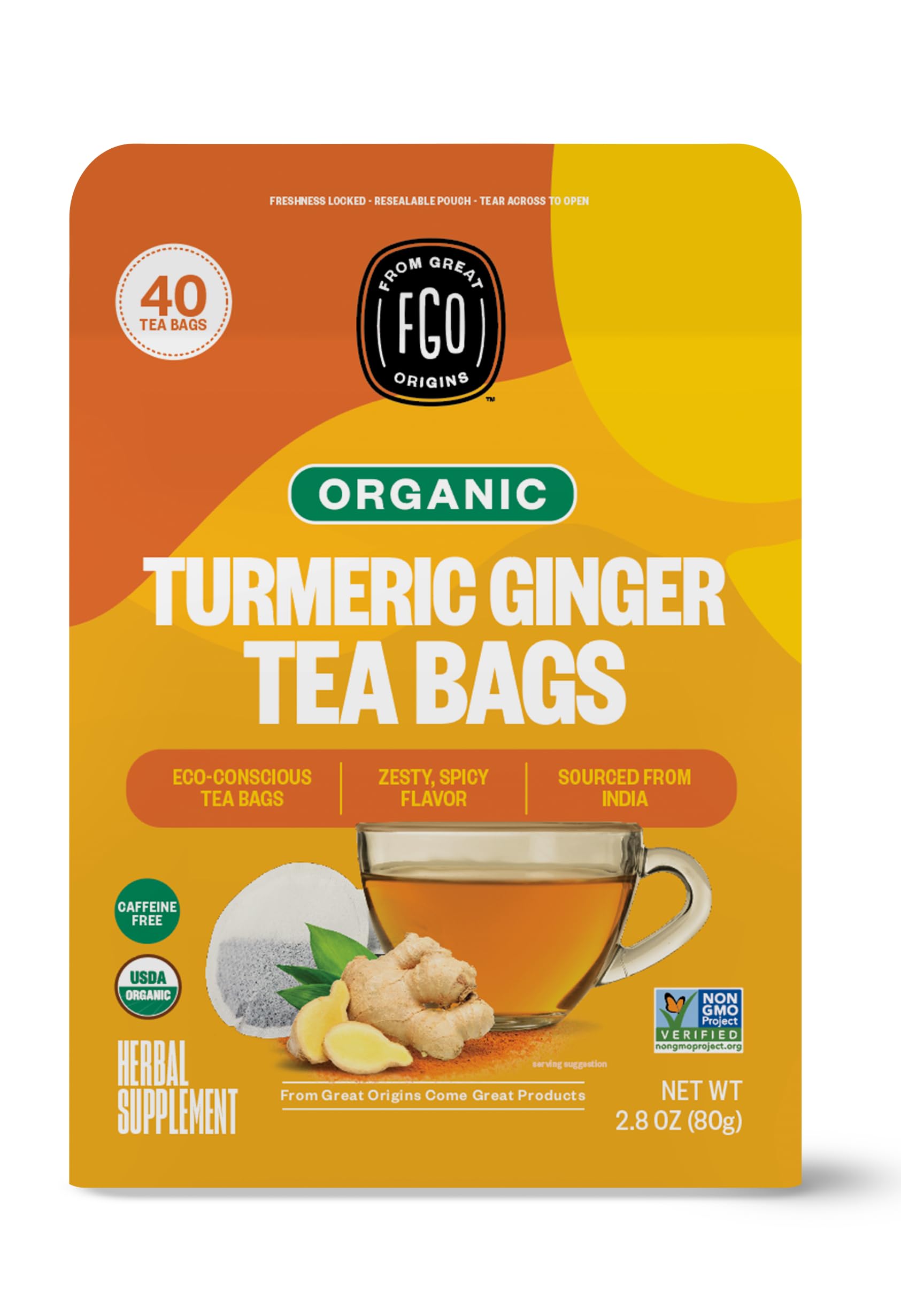 ElderZen Organic Tea - Caffeine-Free Eco Bags -  by Handbags Specialist Headquarter | Available at Handbags Specialist Headquarter