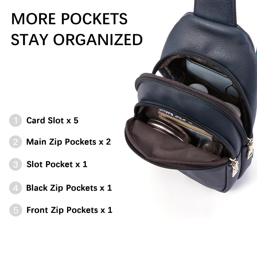 BOSTANTEN Chic Leather Crossbody Sling Bag -  by Handbags Specialist Headquarter | Available at Handbags Specialist Headquarter