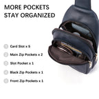 BOSTANTEN Chic Leather Crossbody Sling Bag -  by Handbags Specialist Headquarter | Available at Handbags Specialist Headquarter