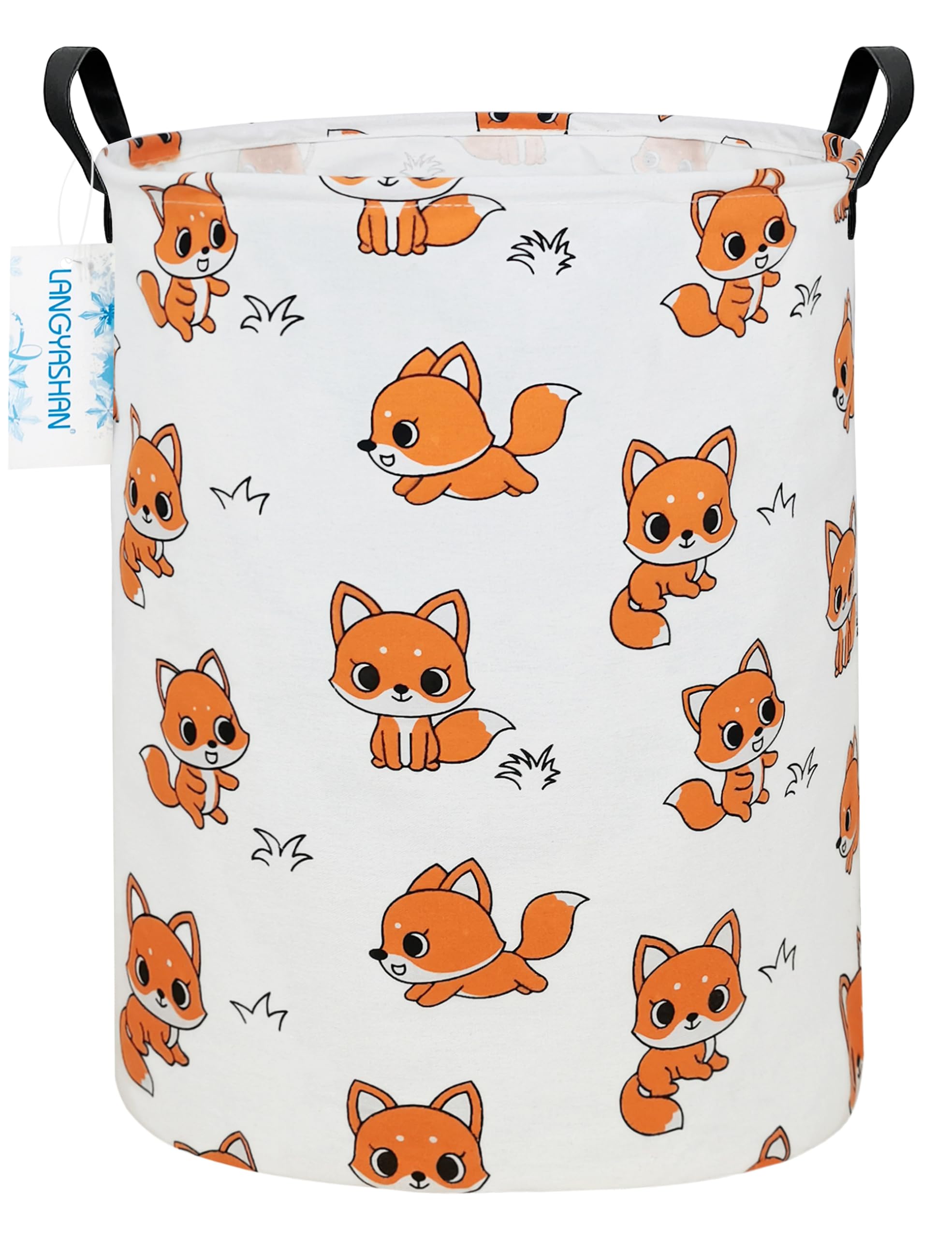 Collapsible Canvas Hamper by LANGYASHAN - Laundry Baskets by Handbags Specialist Headquarter | Available at Handbags Specialist Headquarter