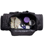 K-Cliffs Heavy Duty Tactical Range Duffel Quality Gear Travel Sports Gym Equipment Bag Military Molle Lockable Zippers with US Flag Patch 27 Inch Black – ##variant## 