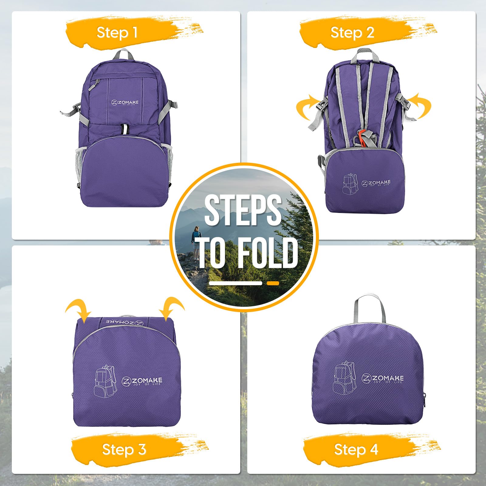 ZOMAKE 35L Compact Waterproof Hiking Backpack - Backpack Bags by Handbags Specialist Headquarter | Available at Handbags Specialist Headquarter