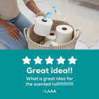 Angel Fresh Lavender Mega Toilet Rolls - Soft & Strong - Toilet Paper by Handbags Specialist Headquarter | Available at Handbags Specialist Headquarter