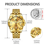 SteelGlow: OLEVS Quartz Men's Luminous Watch