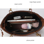 MKF Collection Vegan Leather Tote & Wallet Set