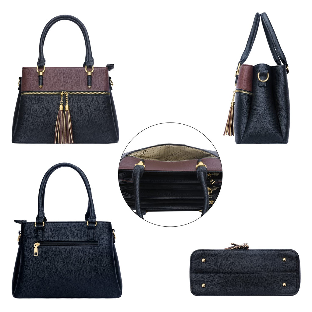 Luxe Leather Satchel & Crossbody Bags -  by Handbags Specialist Headquarter | Available at Handbags Specialist Headquarter