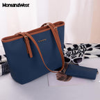 Montana Charm: Vegan Leather Tote & Shoulder Bag