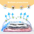 Vacuum Space Saver Bags - 6 Pack Travel Combo -  by Handbags Specialist Headquarter | Available at Handbags Specialist Headquarter