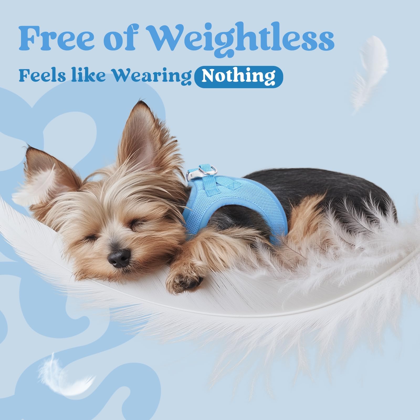 BunnyStep: Reflective Mesh Harness for Small Dogs -  by Handbags Specialist Headquarter | Available at Handbags Specialist Headquarter