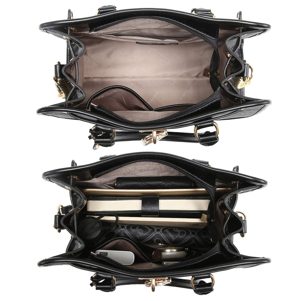 Dasein Women’s 2pcs Satchel & Shoulder Bag Set