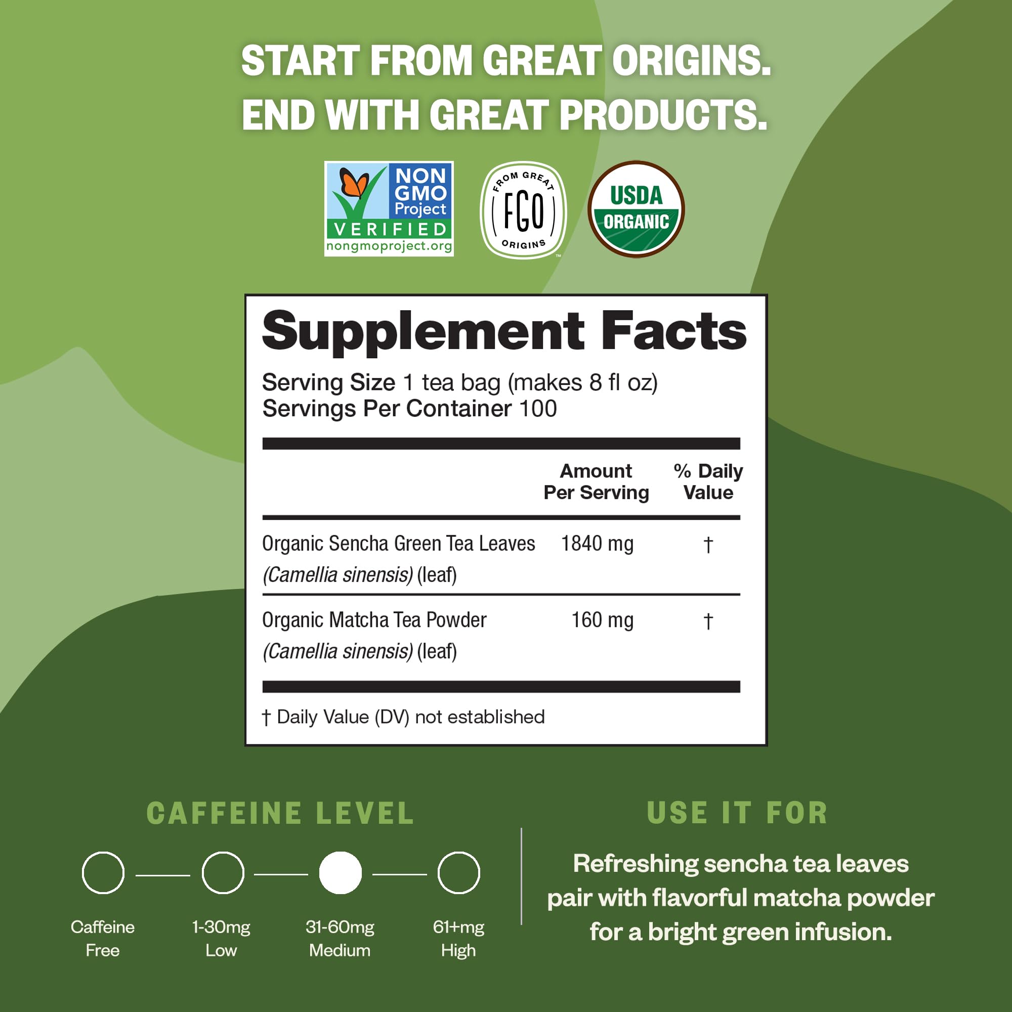 ElderZen Organic Tea - Caffeine-Free Eco Bags -  by Handbags Specialist Headquarter | Available at Handbags Specialist Headquarter