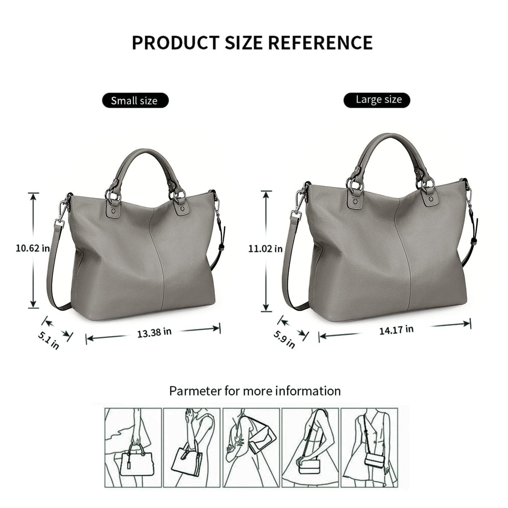 Kattee Women's Leather Tote Bag