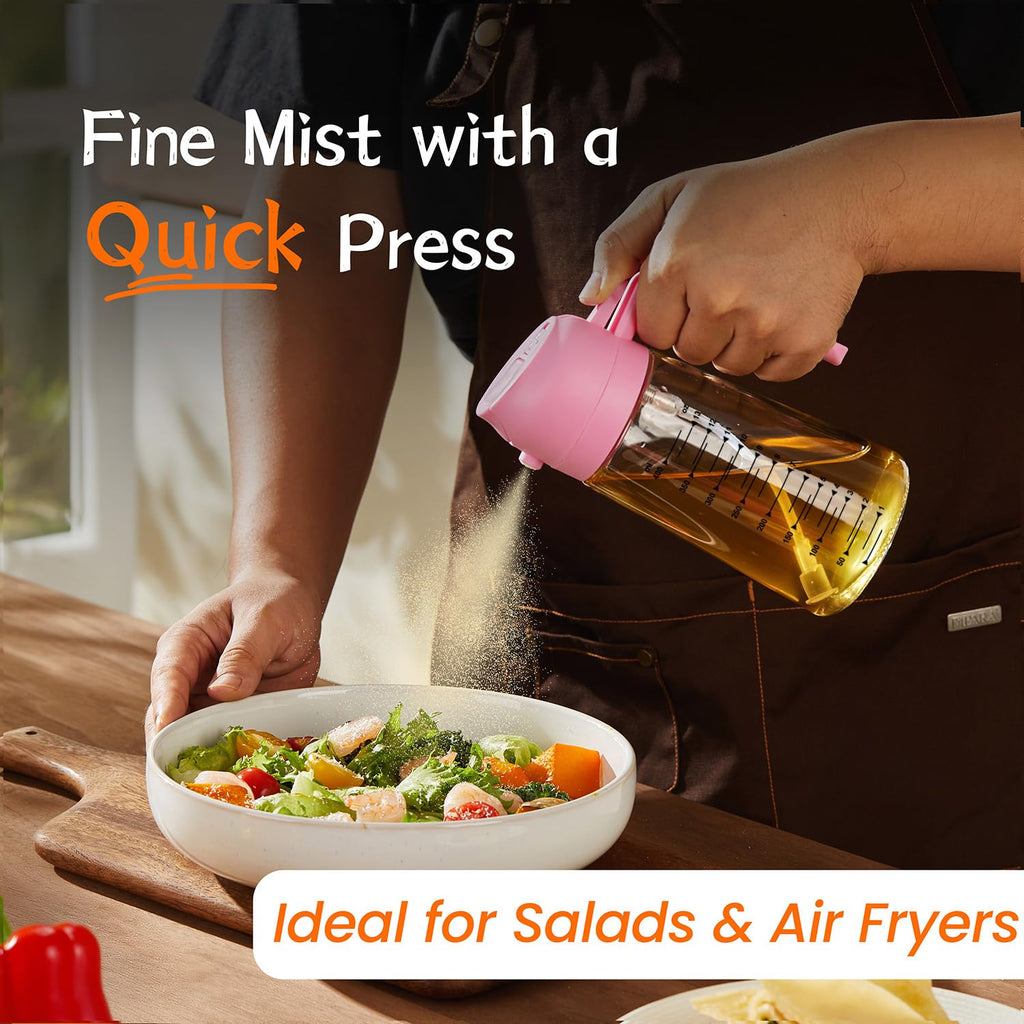 SprayMaster Duo: 16oz Olive Oil Dispenser - Black -  by Handbags Specialist Headquarter | Available at Handbags Specialist Headquarter