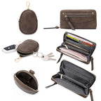 Lapsting Boho Faux Leather Hobo Shoulder Bag