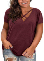 Vixen V-Neck Tunic - Women's T Shirts by Handbags Specialist Headquarter | Available at Handbags Specialist Headquarter