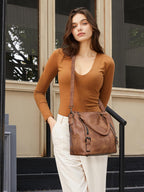 CLUCI Eco Luxe Vegan Leather Tote Bag - Bucket Bag by Handbags Specialist Headquarter | Available at Handbags Specialist Headquarter