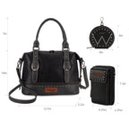Wrangler Women's Trio: Satchel, Phone Bag & Coin Purse