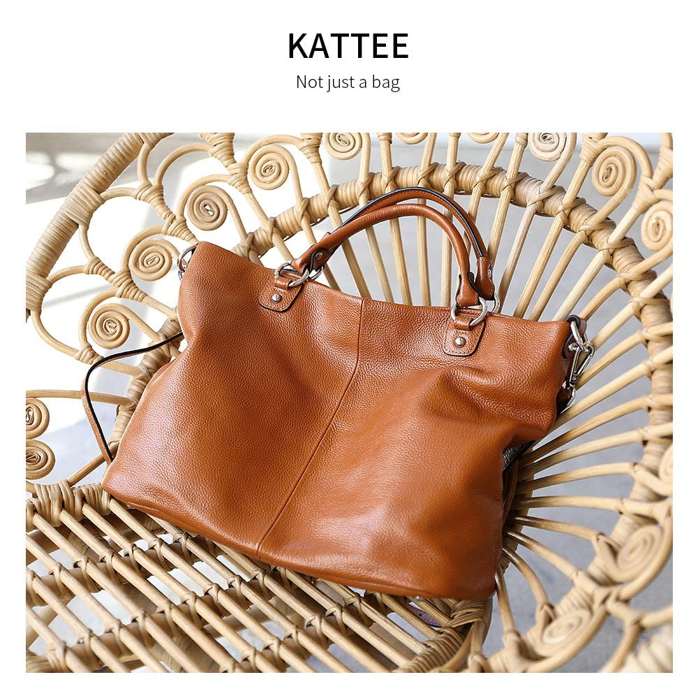 Kattee Women's Leather Tote Bag