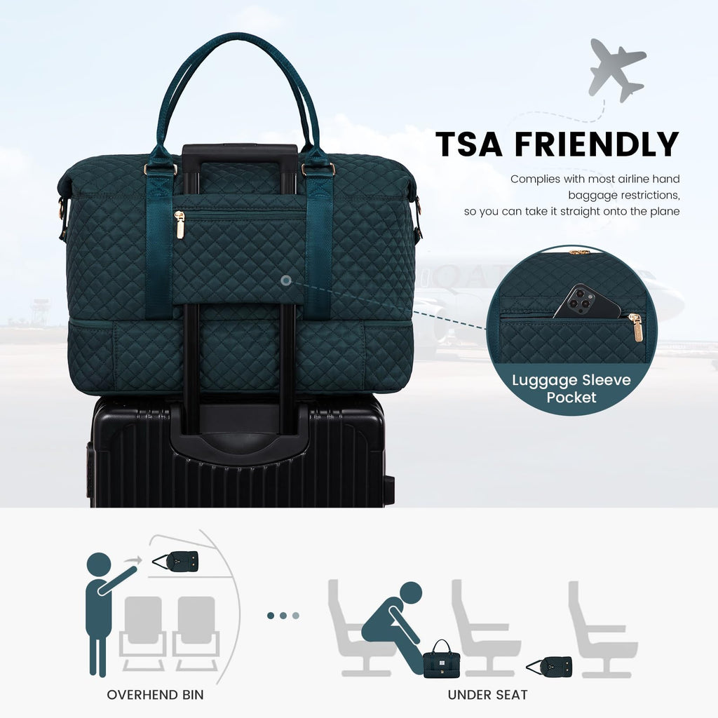 LOVEVOOK All-in-One Duffle: Travel & Gym Ready - Luggage Travel Bags by Handbags Specialist Headquarter | Available at Handbags Specialist Headquarter