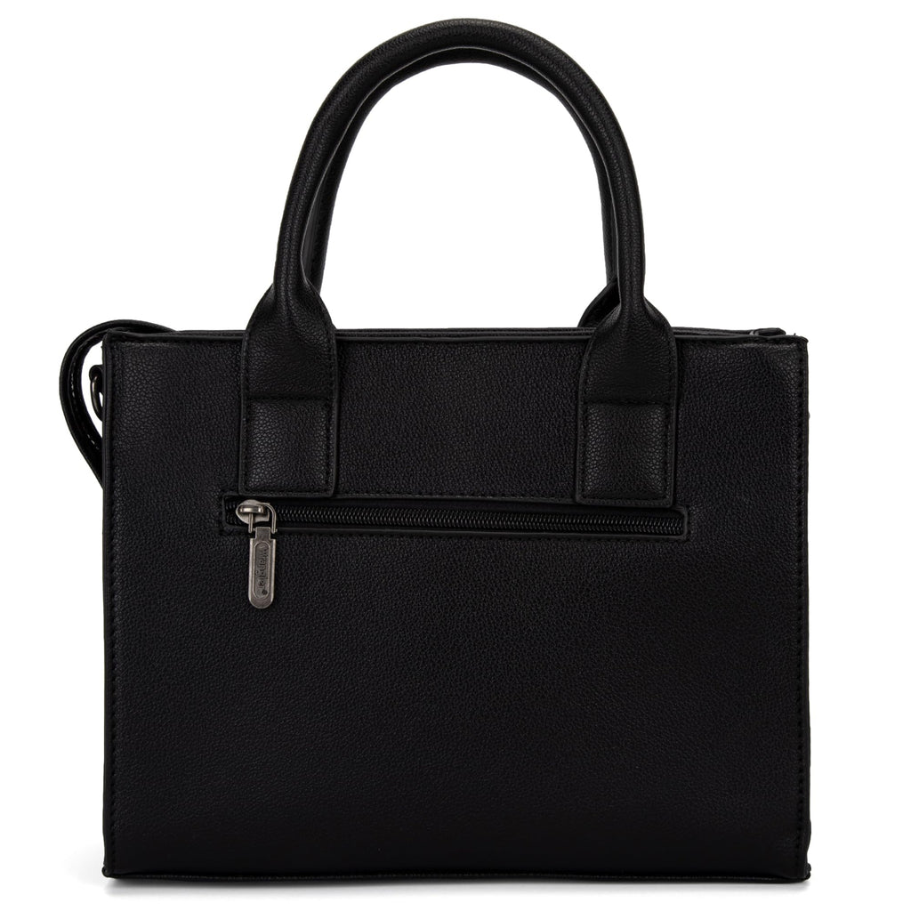 Western Chic Wrangler Tote: Vegan Leather, Versatile Strap
