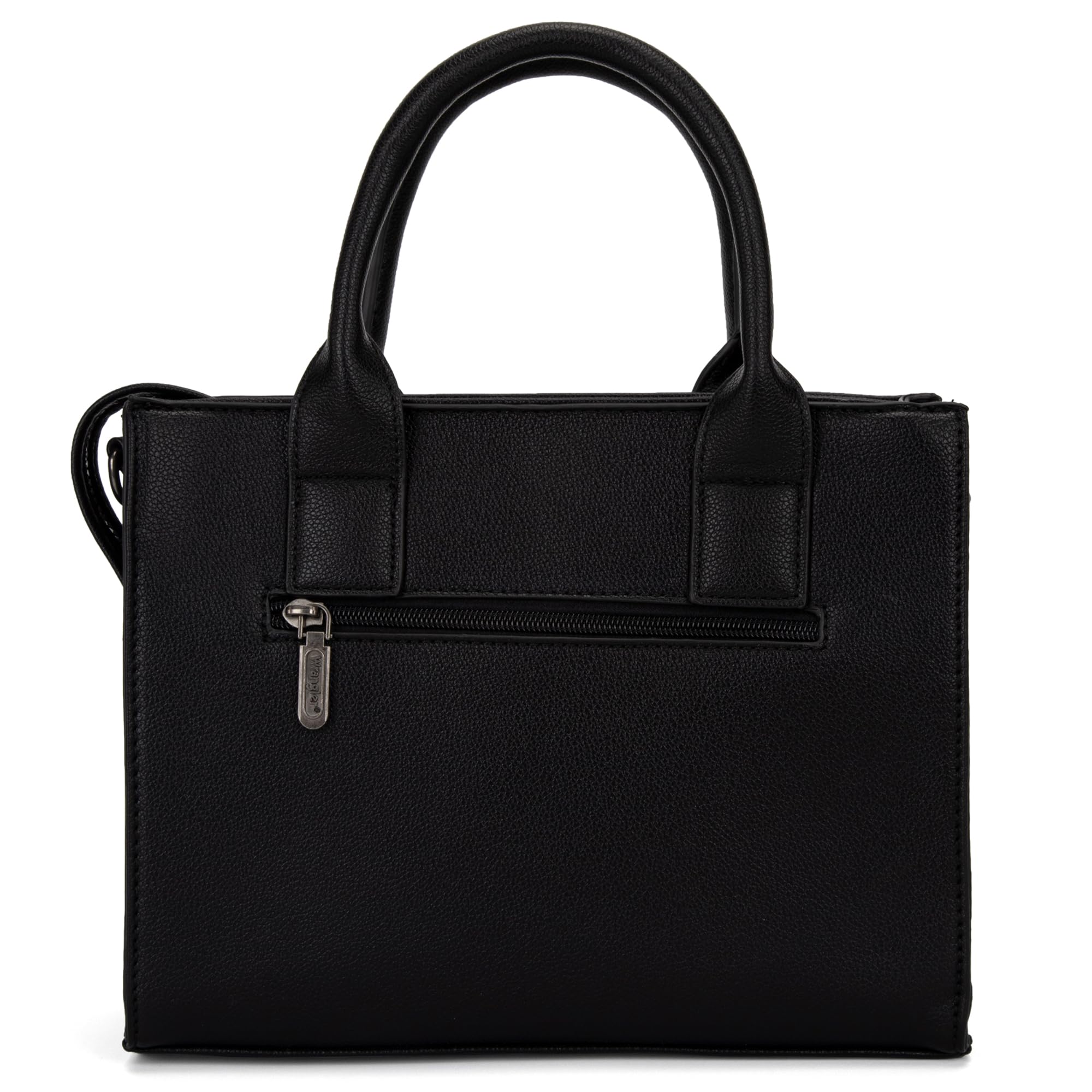 Western Chic Wrangler Tote: Vegan Leather, Versatile Strap