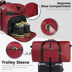 VoyageMax 65L Foldable Duffel - Water-Repellent