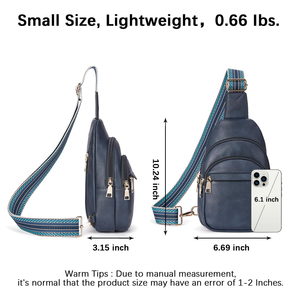 BOSTANTEN Chic Leather Crossbody Sling Bag -  by Handbags Specialist Headquarter | Available at Handbags Specialist Headquarter